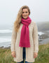 Mucros Islander Scarf | Raspberry