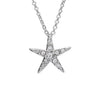 Starfish Pendant With Clear Swarovski® Crystals