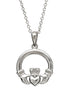 Sterling Silver Claddagh Necklace
