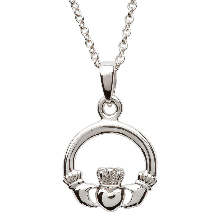 Silver Claddagh Necklace