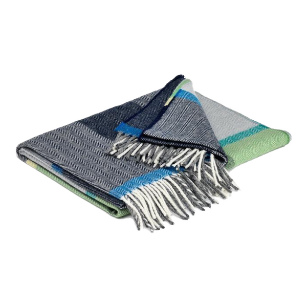 Mcnutt Navy & Smoke Pashmina Wrap
