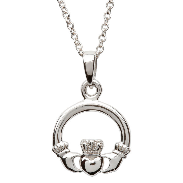 Silver Claddagh Necklace