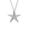 Starfish Pendant With Clear Swarovski® Crystals
