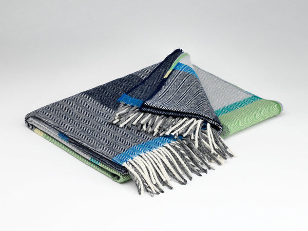 Mcnutt Navy & Smoke Pashmina Wrap