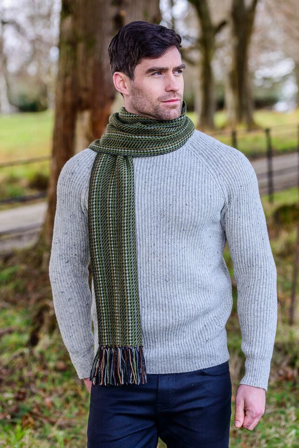 Mucros Green Alpaca Scarf A11