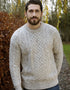 Inis Mor Aran Sweater | Oatmeal