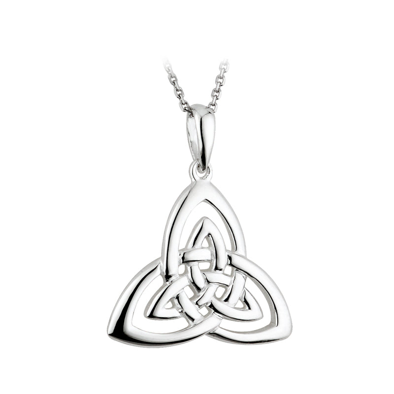 Solvar Sterling Silver Trinity Knot Pendant S44551