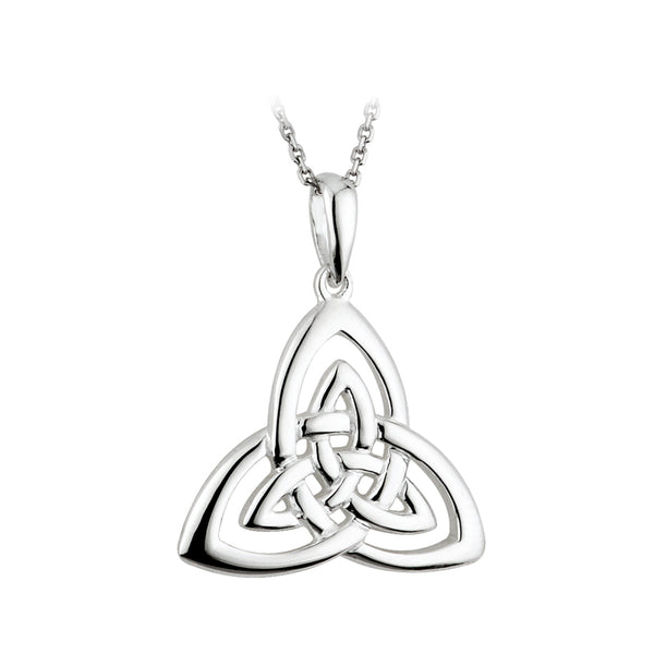 Solvar Sterling Silver Trinity Knot Pendant S44551