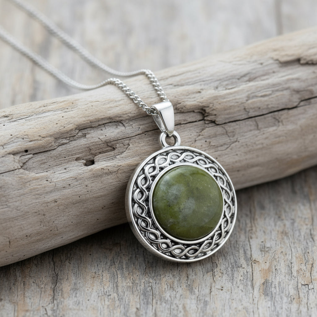 Connemara Marble Shield Pendant