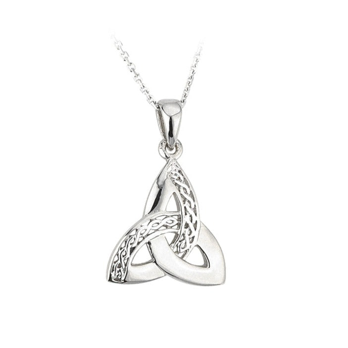 Solvar Sterling Silver Celtic Trinity Knot Pendant S44867