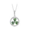 Shamrock Circle Necklace