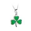 Solvar Large Enamel Shamrock Pendant S4619