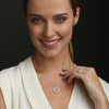 April Birthstone Claddagh Pendant