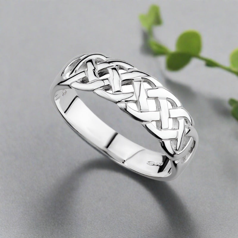 Silver Celtic Woven Ring