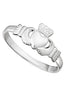 Ladies Sterling Silver Claddagh Ring