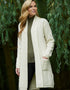 Aran Crafts Edge To Edge Coat | Natural