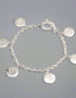 History of Ireland Silver Charm Bracelet