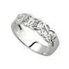 Solvar 14K White Gold Diamond Trinity Band S2720