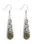 Connemara Marble Trinity Long Drop Earrings