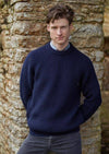 FISHERMANS RIB CREW NECK SWEATER: C761