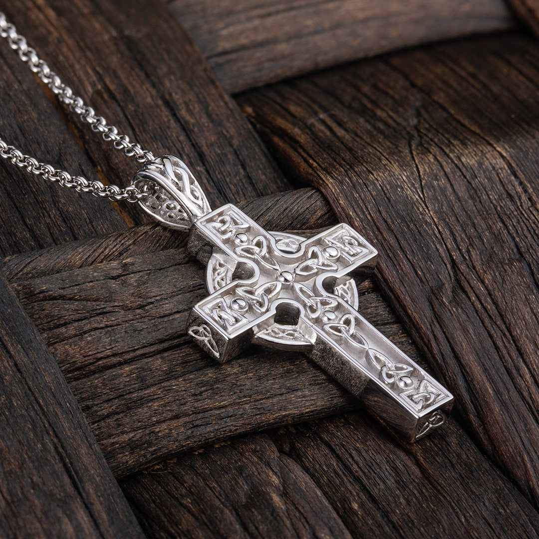 Silver Heavy Celtic Cross