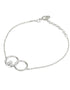 Sterling Silver Claddagh Circle Bracelet