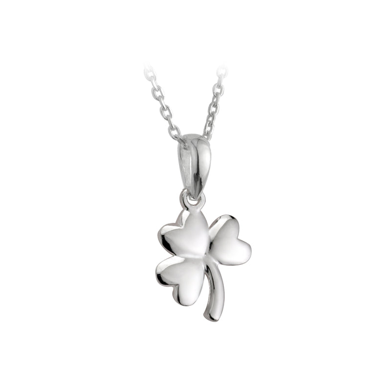 Solvar Sterling Silver Shamrock Pendant S44397