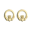 14k Gold Claddagh Earrings