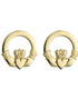 14k Gold Claddagh Earrings