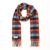 John Hanly Orange Teal Scarf Block Scarf