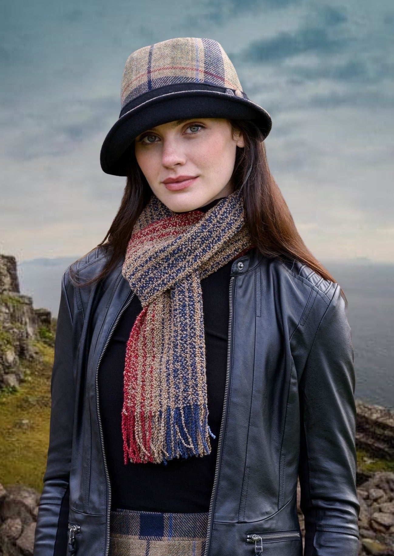 Mucros Cashmere Mix Skellig Scarf