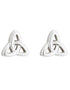 Sterling Silver Trinity Knot Stud Earrings