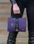 Mucros Fiona Bag | Purple Herringbone