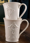 Belleek Classic Trinity Knot Mug Set Of 2