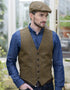 Mucros Tweed Waistcoat | Brown