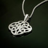Solvar Sterling Silver Trinity Knot Pendant