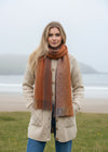Mucros Rust Orange Islander Scarf