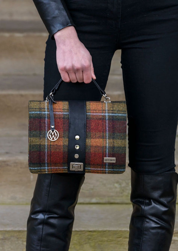 Mucros Rust Check Fiona Bag