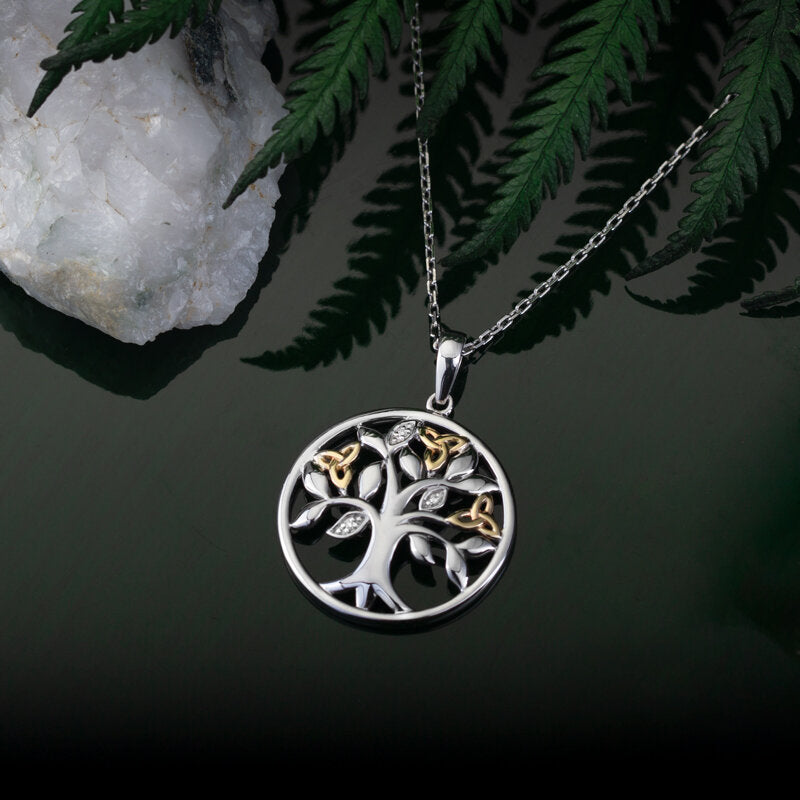 Diamond Tree Of Life Pendant