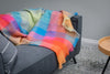 Foxford Colour Block Mohair Throw