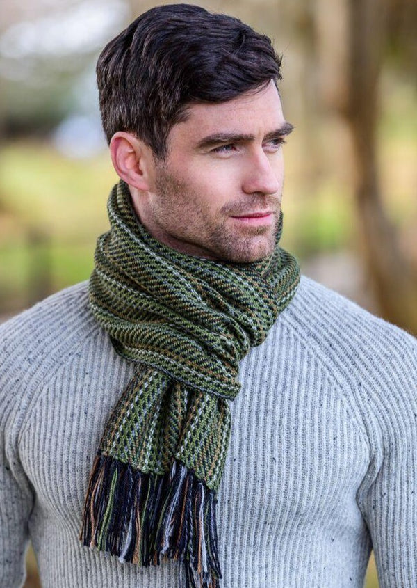 Mucros Green Alpaca Scarf A11