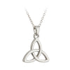 Solvar Silver Plated Trinity Knot Pendant S44972