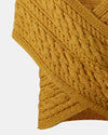 Aran Crossover Wrap | Sunflower