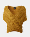 Aran Crossover Wrap | Sunflower