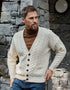 Aran V-Neck Cardigan | Natural