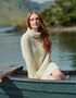 Aran Cowl Neck Dress | Natural