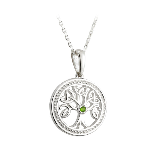 Solvar Sterling Silver Small Tree Of Life Pendant S45365