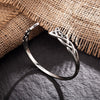 Sterling Silver Torc Bangle