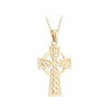18K Gold Celtic Cross Pendant