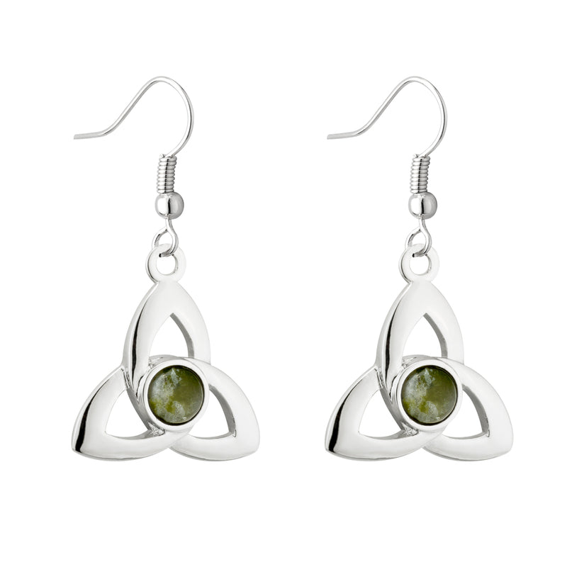 Solvar Connemara Marble Trinity Earrings S33776